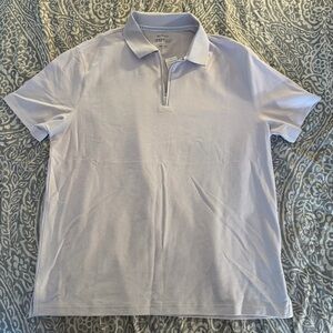 Kenneth Cole Lilac / Light Gray Polo Shirt